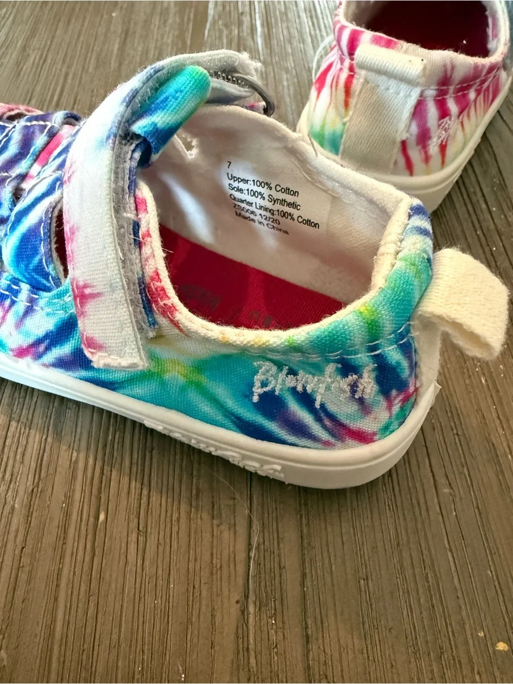 Blowfish Kids Tie-Dye Velcro Sandal Sneakers - Multicolor